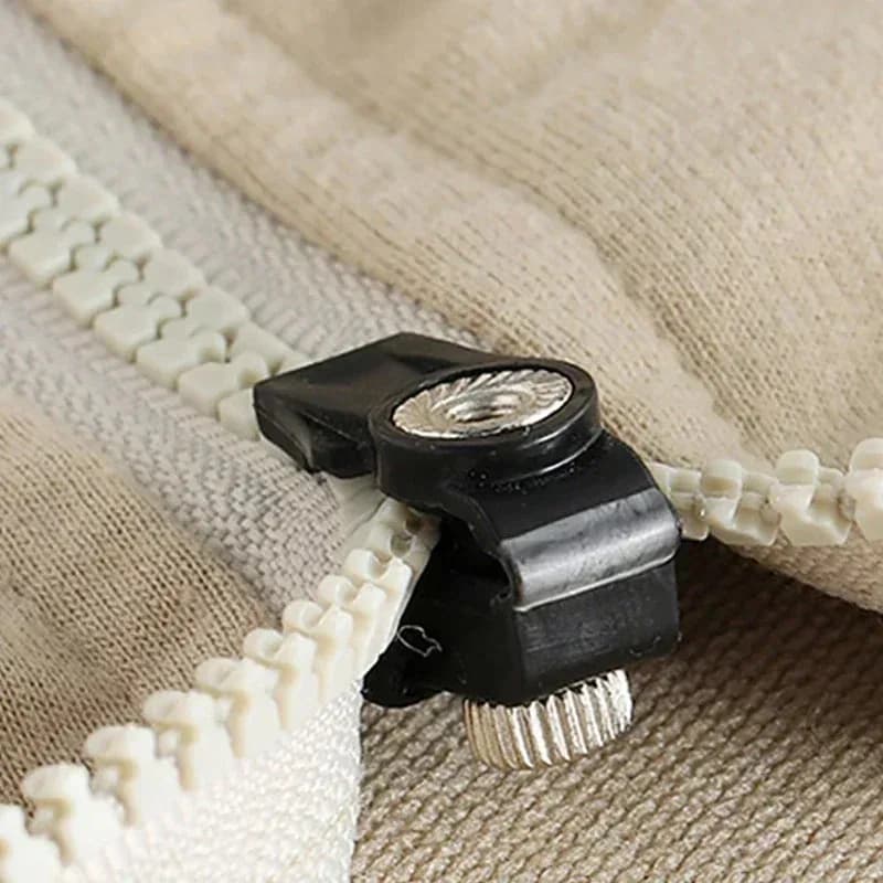 Curseur de réparation rapide à fermeture éclair universelle Durable-tête de remplacement sans coutur