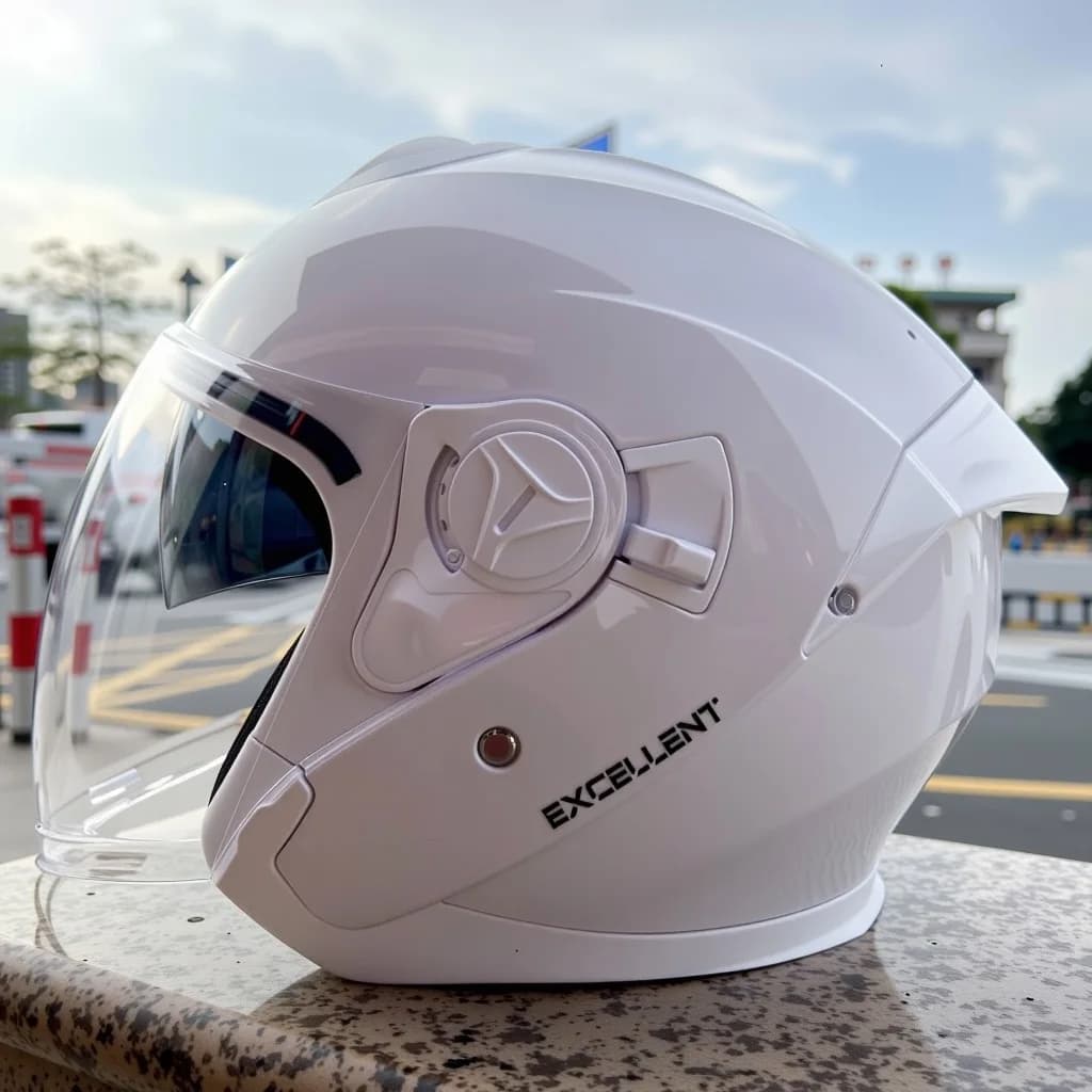 2025 dernier casque de Moto de haute qualité demi couvrant double lentille Cascos para Motos mâle fe