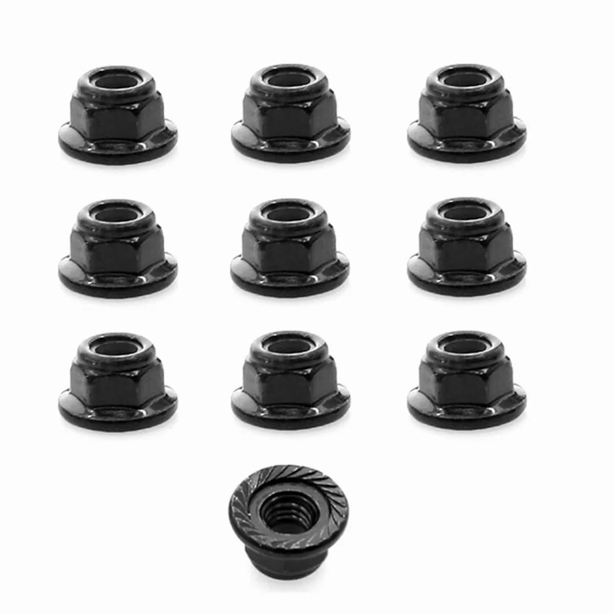 10 écrous de blocage de roue M4 4mm pour TRAXXAS 2.0 # 8347 TRX4 TRX6 Axial SCX10 90046 1/10 voiture
