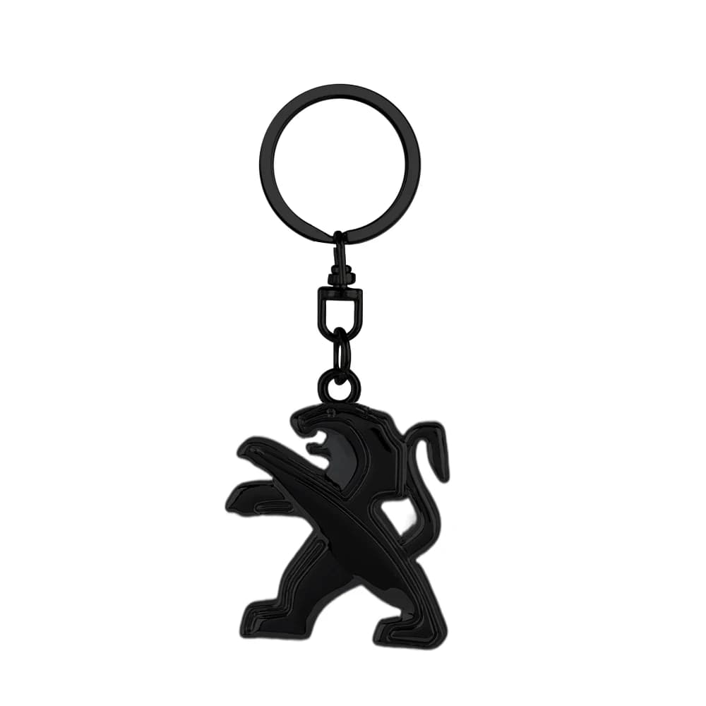 Porte-clés emblème automatique, accessoires de décoration, porte-clés de voiture, pour Peugeot 206 2