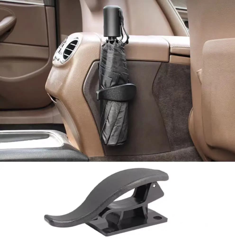 1/2 pièces Crochet de dossier de siège de voiture multifonctionnel, support de fixation pour paraplu