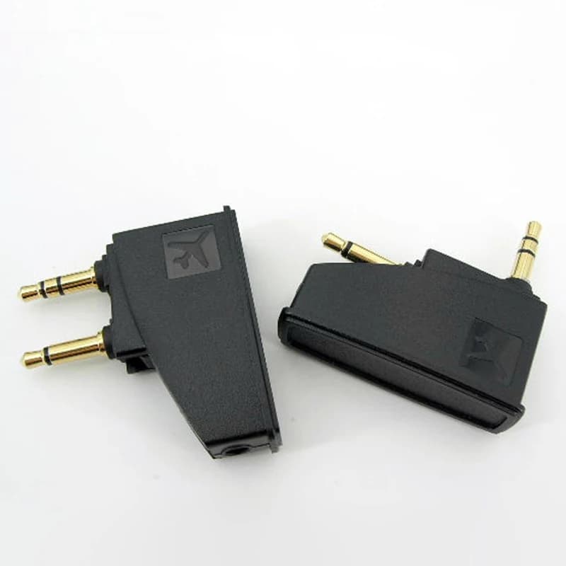 Adaptateur stéréo 3.5mm pour avion Bose 700, QC45, QC35, QC3, QC25, QC20, QC2, QC15, OE2, OE2I, 2 gl