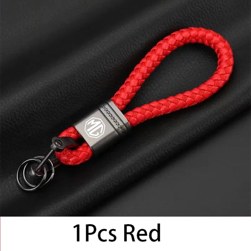 Porte-clés en corde tressée en métal, accessoires de voiture pour MG HS 2022 ZST ZS MG3 MG5 MG6 MG7 