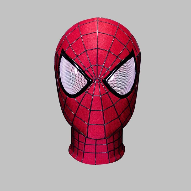 Masque Spider-Man Peter Parker 1:1, casque portable, lentille magnétique détachable, tissu Lycra res