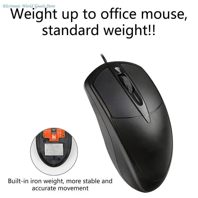 A3PD souris jeu filaire ergonomique 3 boutons 1000DPI USB souris d'ordinateur Gamer souris optique p