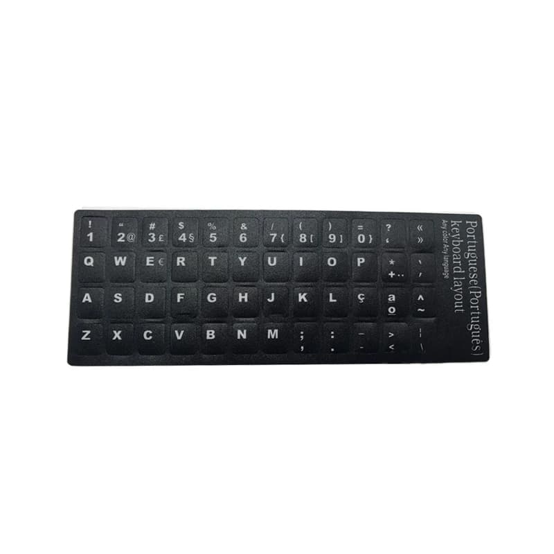 Autocollants pour clavier arabe russie ukrainien coréen italien français espagnol portugais ordinate