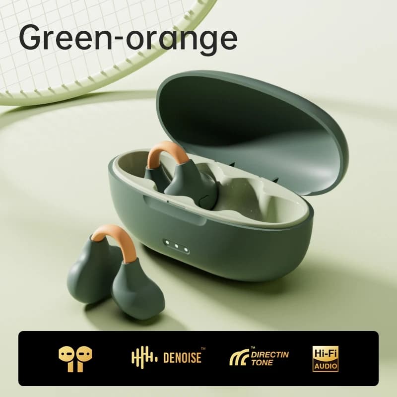 Lenovo Wireless Headsets Bluetooth 5.3 ENC Earbuds LED Power Display TWS Sport Noise Cancel Headphon
