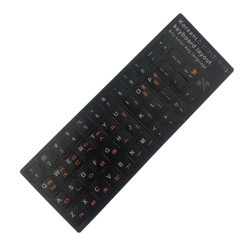 Autocollants pour clavier coréen, disposition des lettres de l'alphabet,한...........
