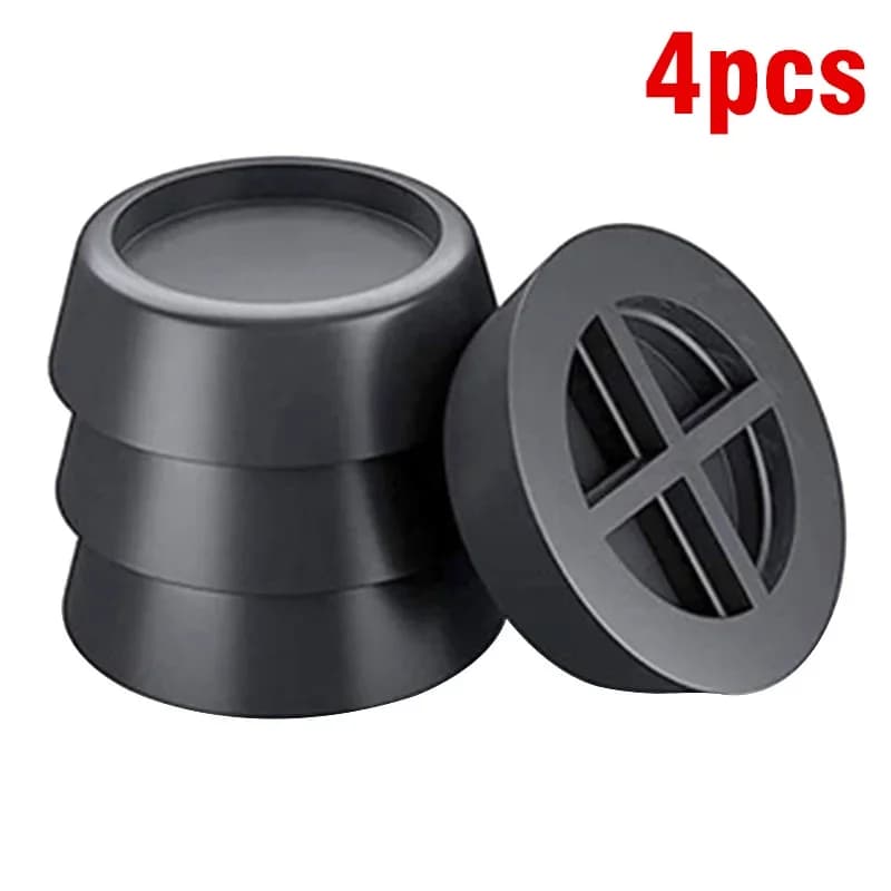 Coussinets Anti-Vibration pour Machine à laver, 4 pièces, pieds en caoutchouc, tapis Anti-vibration,