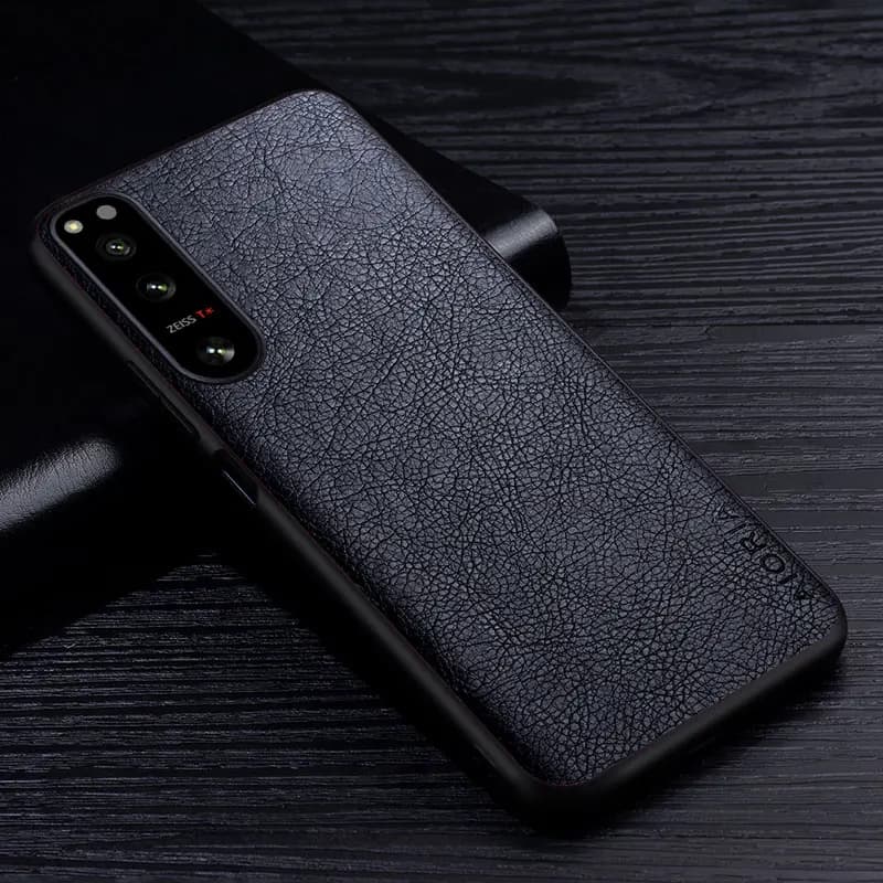 Étui en cuir pour Sony Xperia 5 1 10 IV ACE 2 III Pro, couverture arrière rétro de haute qualité, mo
