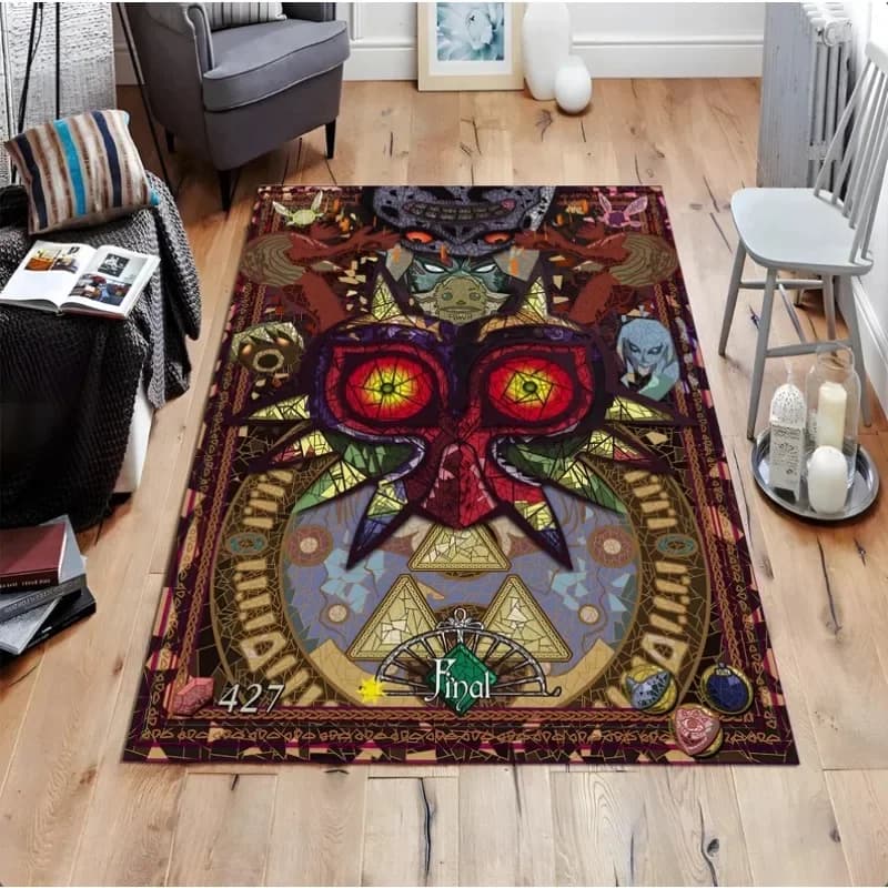 Tapis de sol VIKAMA Legend of Zelda Collector's Edition, parfait pour les salles de jeux, les salons