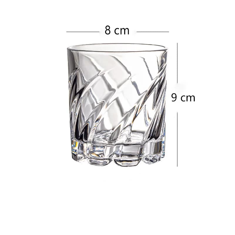 Verre à boire rond transparent pour whisky, verre à cocktail en glacier, tasse à boire, jus, lait, v