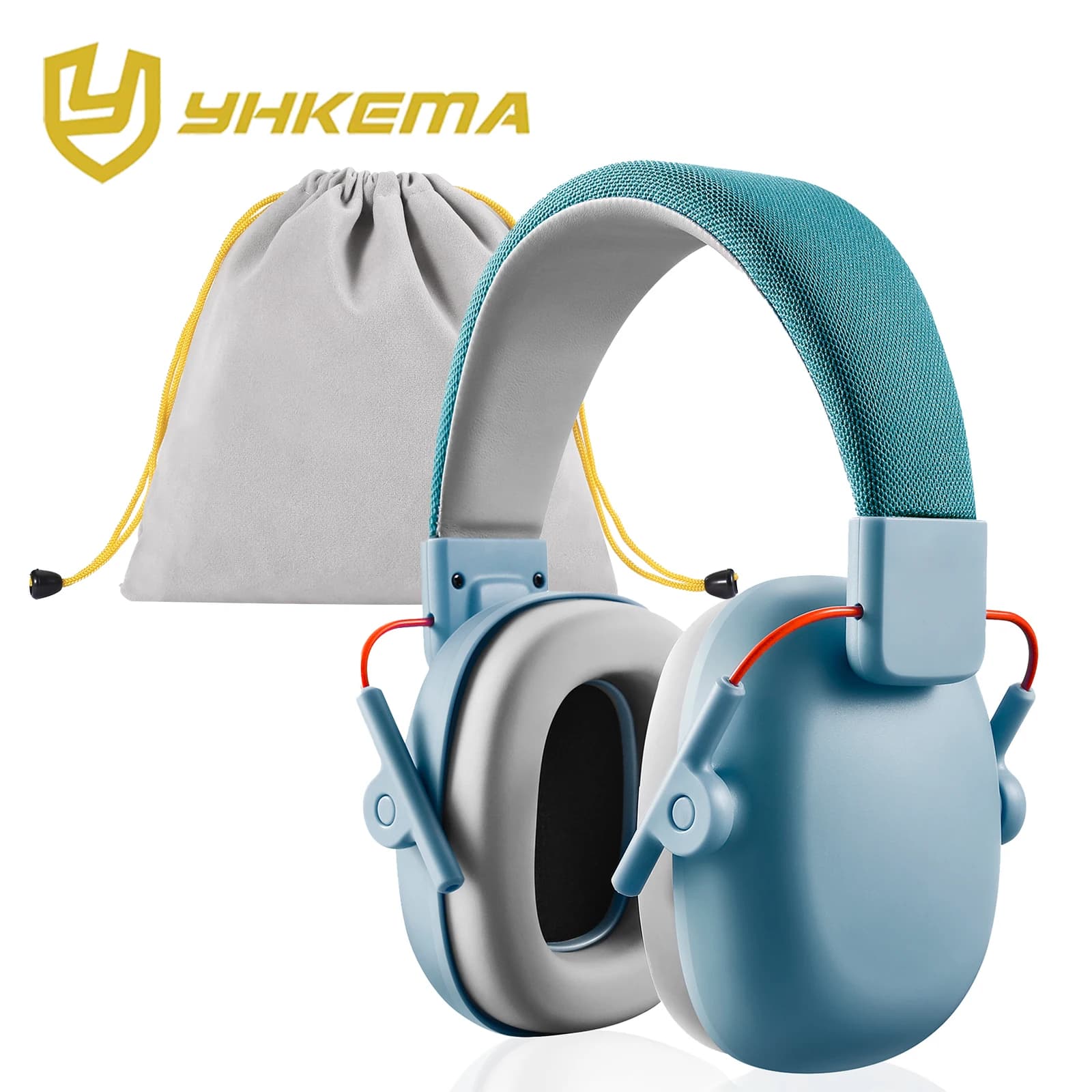 YHKEMA enfants casque antibruit SNR 27db réduction du bruit cache-oreilles Protection d'oreille inso