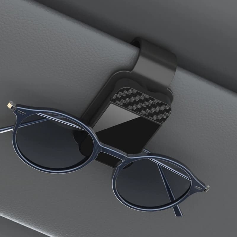 Pare-soleil de voiture, porte-lunettes de soleil, porte-lunettes Stable, organisateur de billets de 