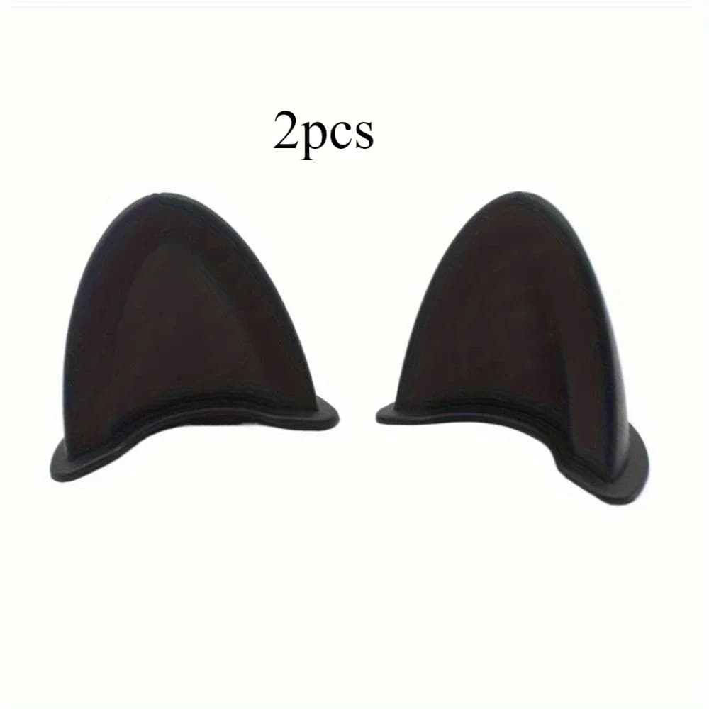 2 pièces de décorations lumineuses pour casque de moto, oreilles de chat, autocollant décoratif mign