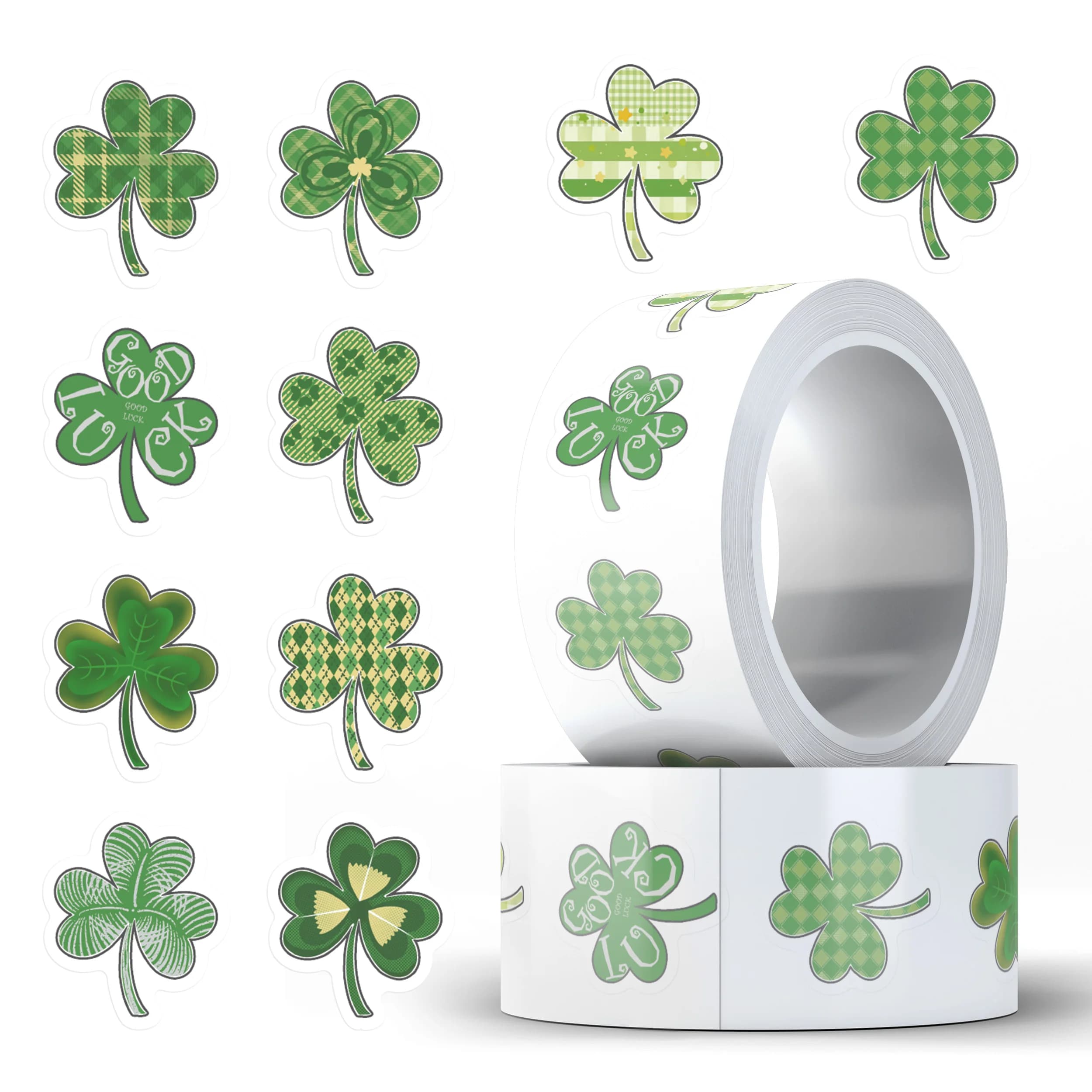 Autocollants de la saint-Patrick, 500 pièces, pour ordinateur portable, casque de Skateboard, autoco