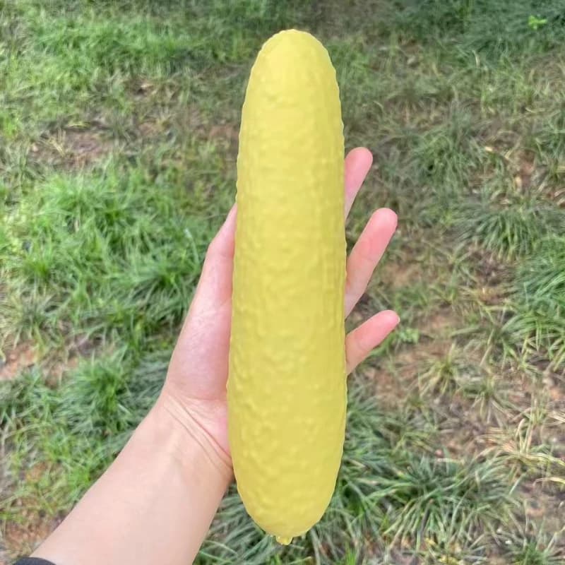 Jouet Squishy Simulation Concombre Aigre, Doux à Remontée Lente, Anti-stress et Anti-anxiété, pour C