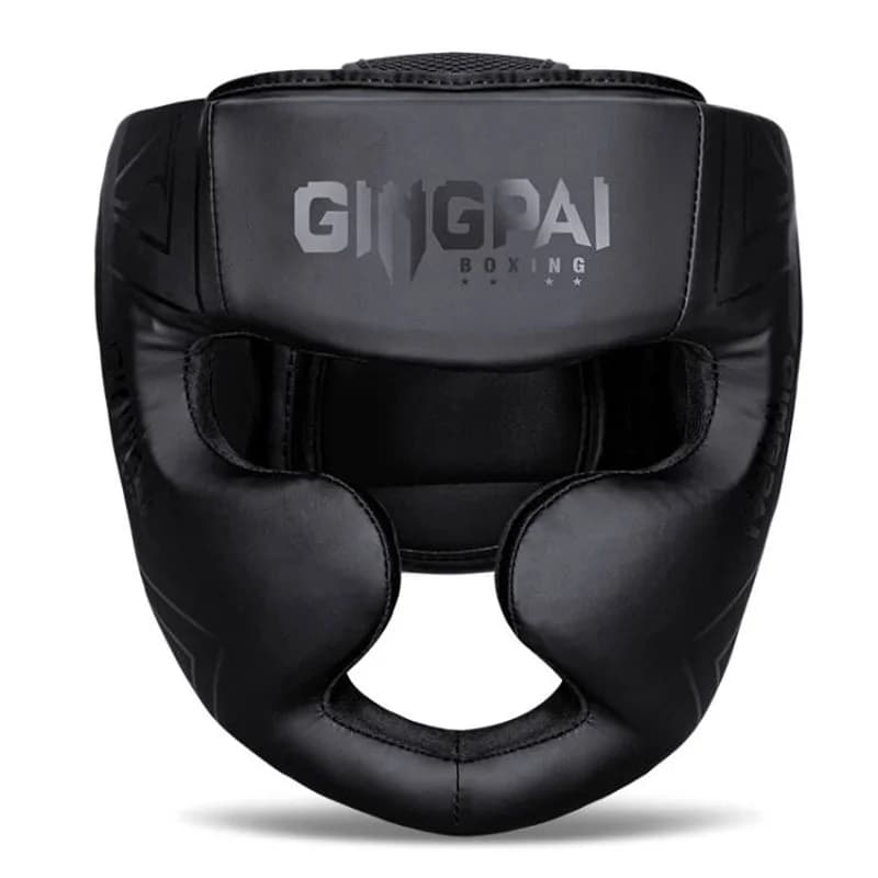 Casque de boxe Protection de la tête équipement de Fitness approuvé fermé couvre-chef de sport compl