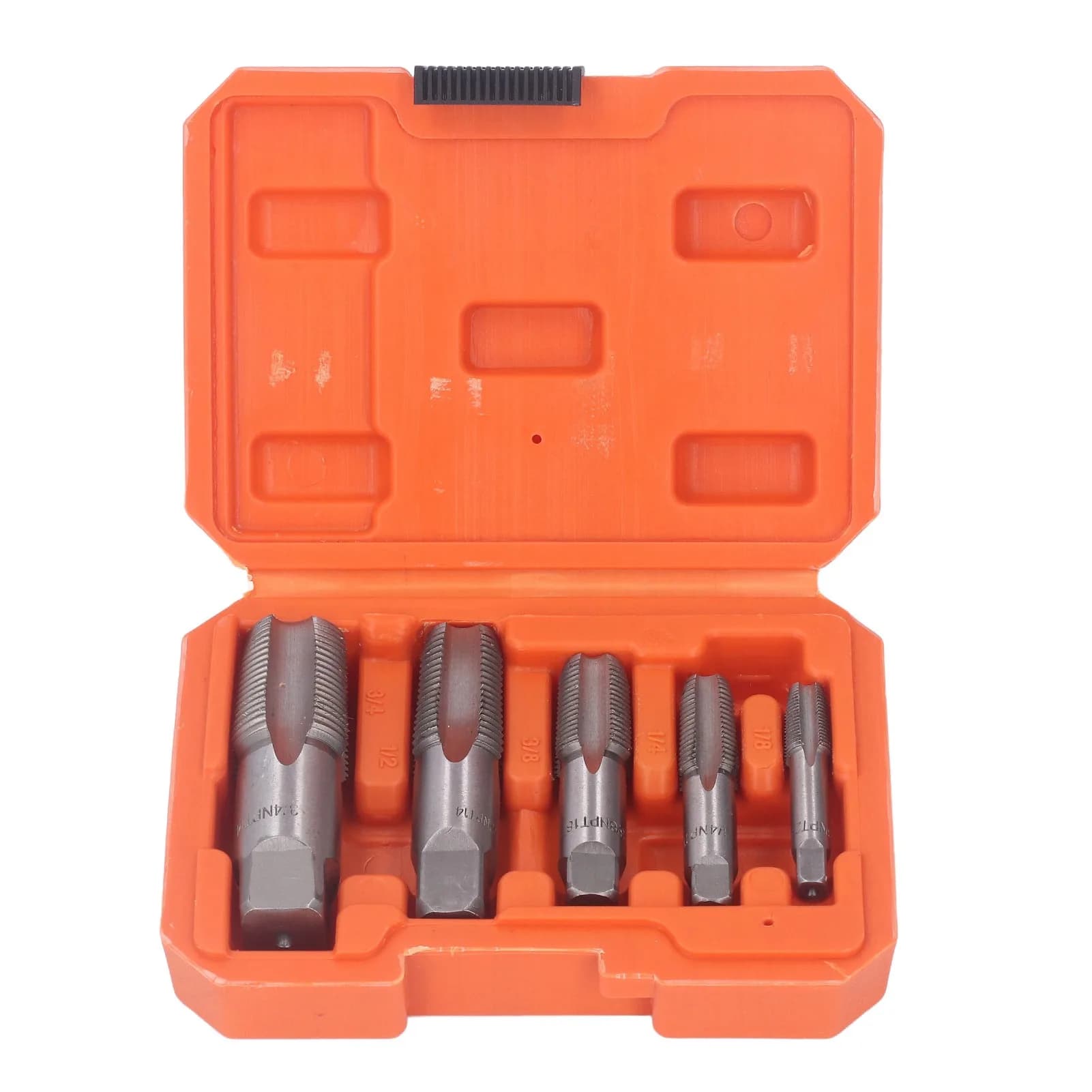 Taille de robinet de formage de filetage NPT inclus 3/4 1/2 3/8 1/4 1/8 pouces, jeu de tarauds de tu