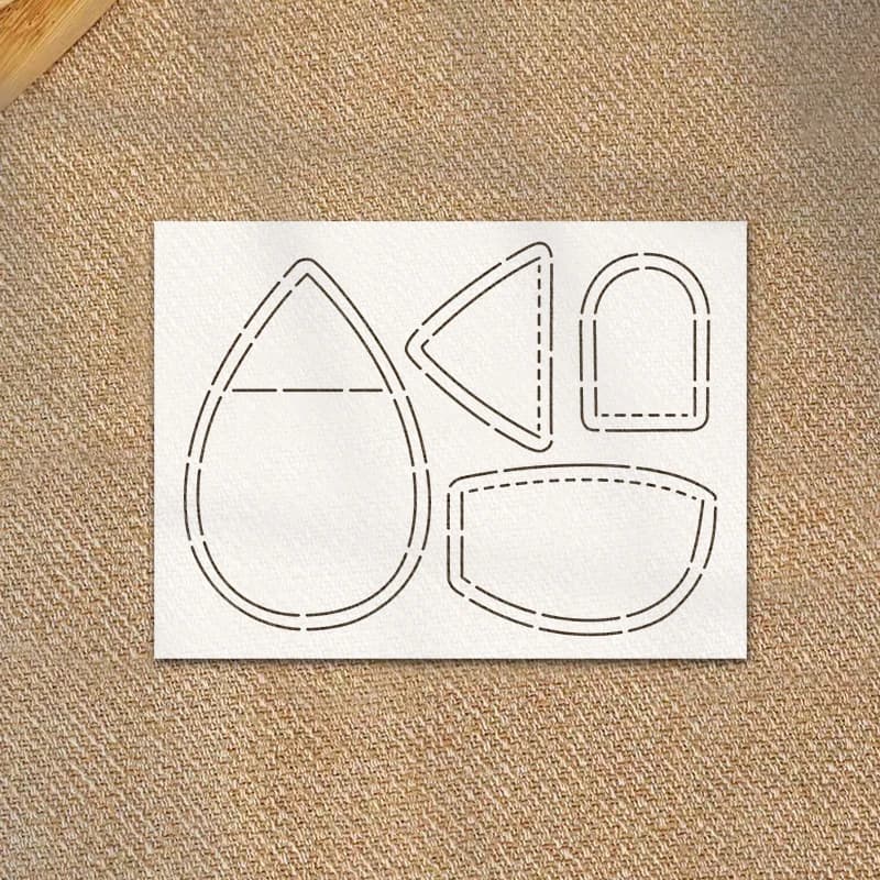 YOMDID 1pc modèle de couture de souris fait à la main bricolage modèle de souris modèle de Quilting 