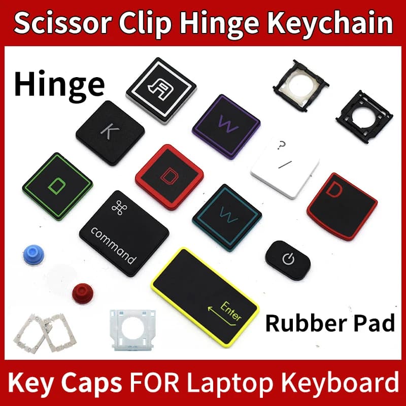 Capuchons de touches de remplacement pour Lenovo Asus Hp Toshiba Samsung Acer Sony Xiaomi Huawei IBM