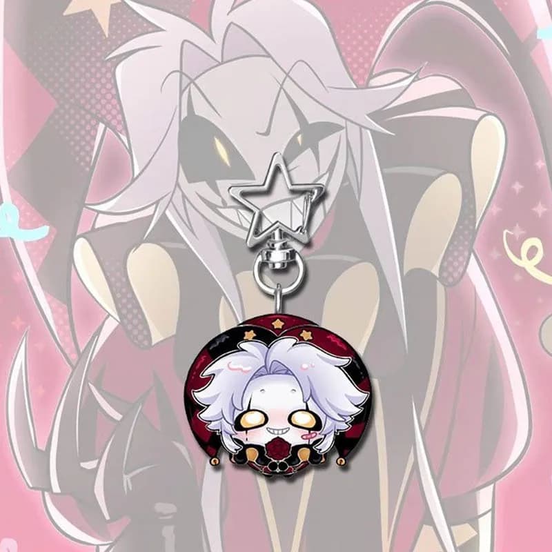Jeu le monstre cirque Pierrot Cosplay porte-clés Kawaii acrylique Joker Clown pendentif porte-clés p