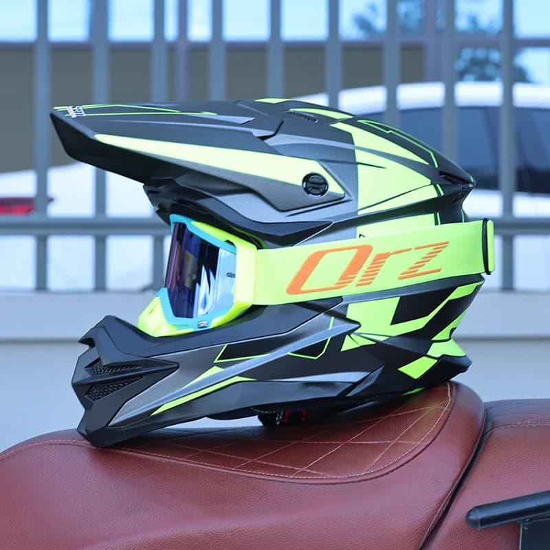 Casque de moto tout-terrain JIEKAI en ABS pour VTT, descente rapide, cyclisme, karting, homologué DO