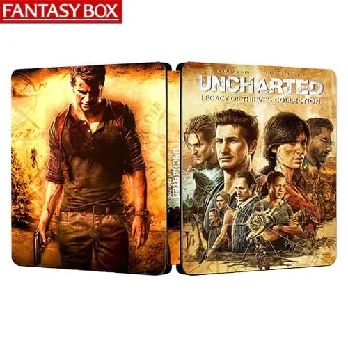 Collection Uncharted Legacy of Thieves Classic Edition Steelbook FantasyBox (personnalisation, boîti