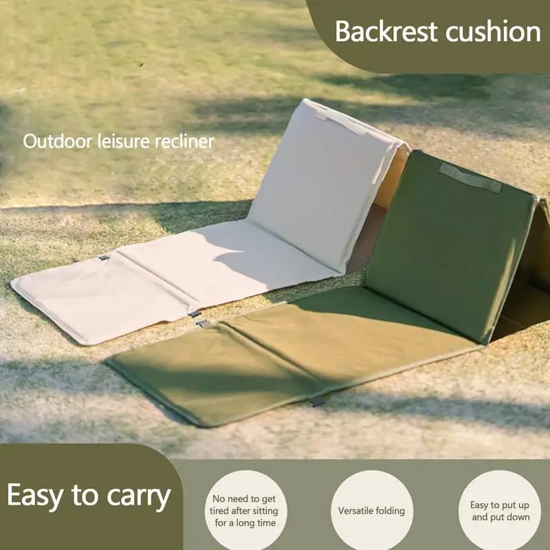 Chaise de plage triangulaire légère, imperméable, avec assistance dorsale, transat portable pour le 