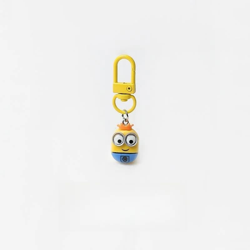 Porte-clés Minions mignon, accessoires de sac à dos pour filles, pendentif créatif de dessin animé, 