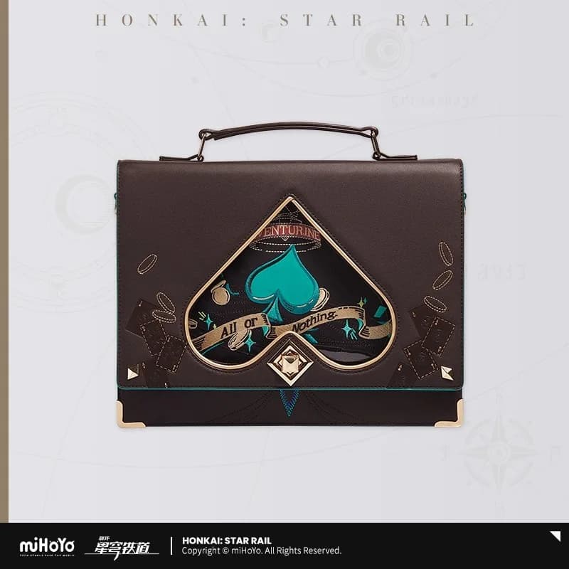 Honkai: Star Rail Stelle Aventurine thème Impression série Cosplay accessoires sac polyvalent Mihoyo