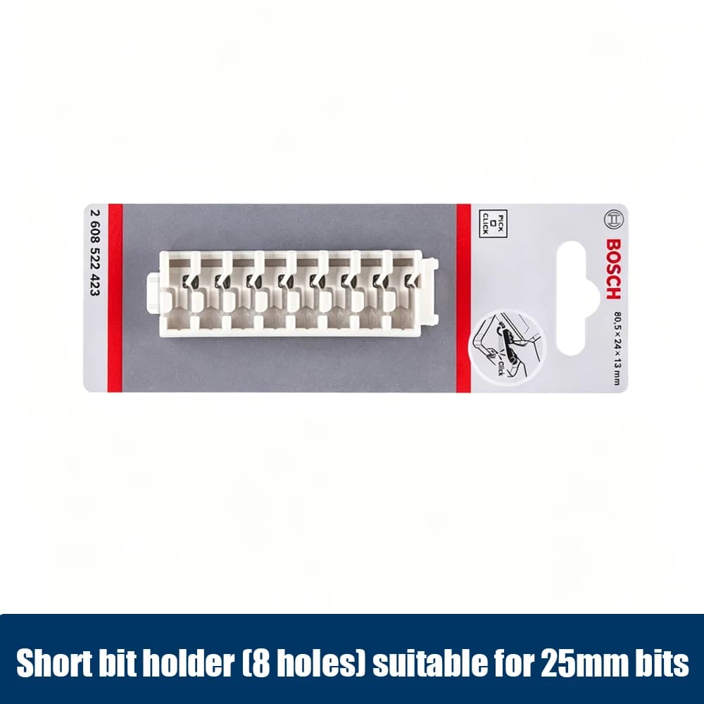 BOSCH Original Pick&Click – support pour tournevis et embouts de perçage, boîte de rangement multifo