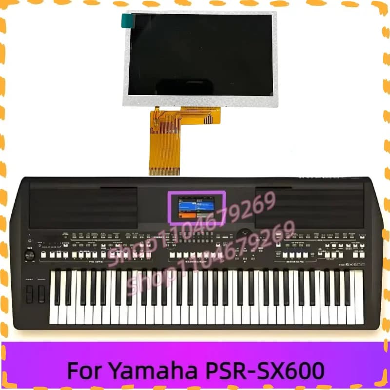 Pour Yamaha PSR-SX600 PSR SX600 clavier électronique partie 4.3 pouces écran d'affichage LCD
