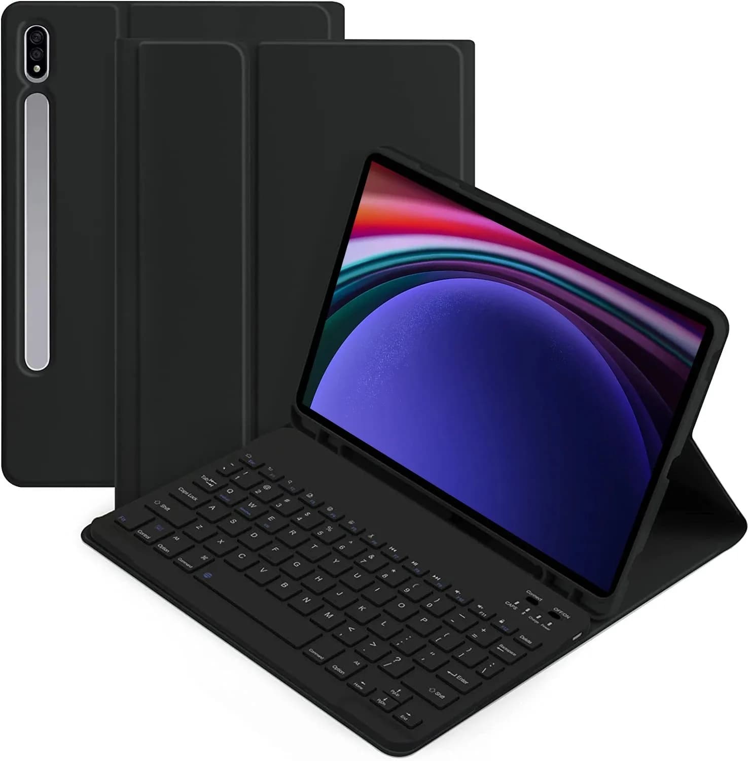 Coque pour Samsung Galaxy Tab S10 Ultra, 14.6 pouces, pour tablette, clavier Bluetooth, pour Samsung
