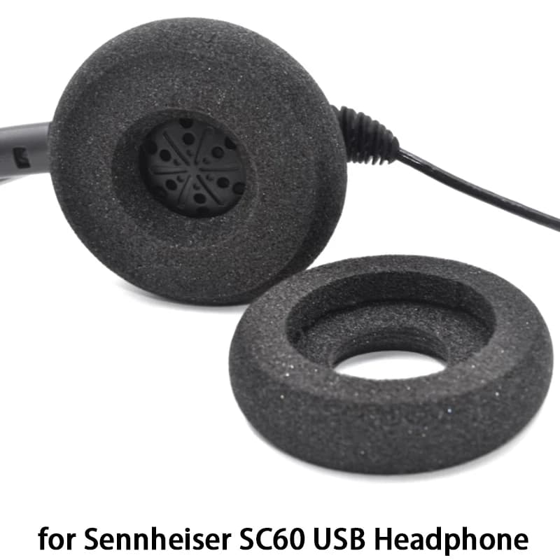Oreillettes en Mousse pour Téléphone de Sauna Sennheiser SC60, Oreillettes Confortables de Remplacem