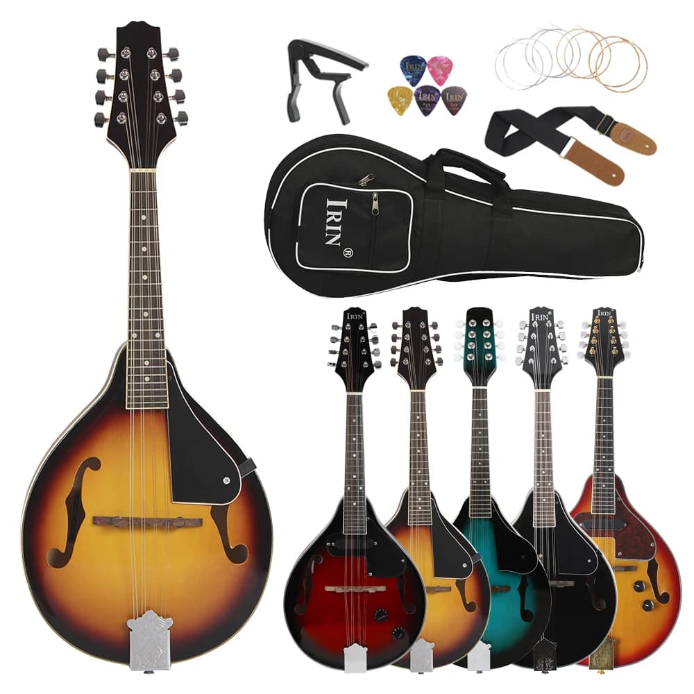 IRIN mandoline guitare à 8 cordes un Style mandoline électrique instruments à cordes avec sac corde 