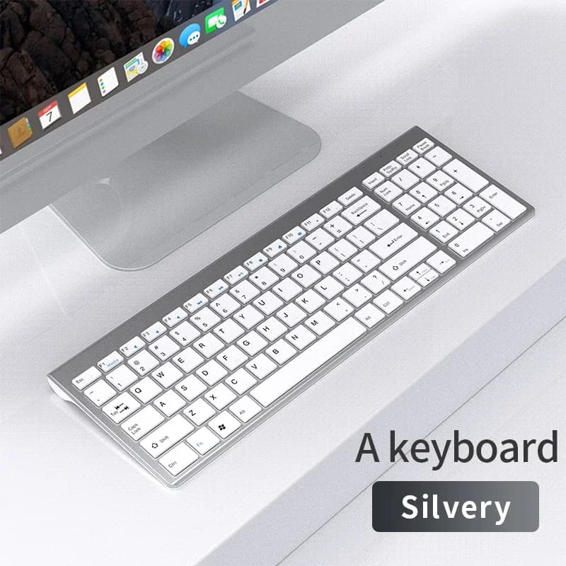 Ensemble clavier et souris sans fil Bluetooth 5.0 et 2.4G, Mini clavier multimédia, pour ordinateur 