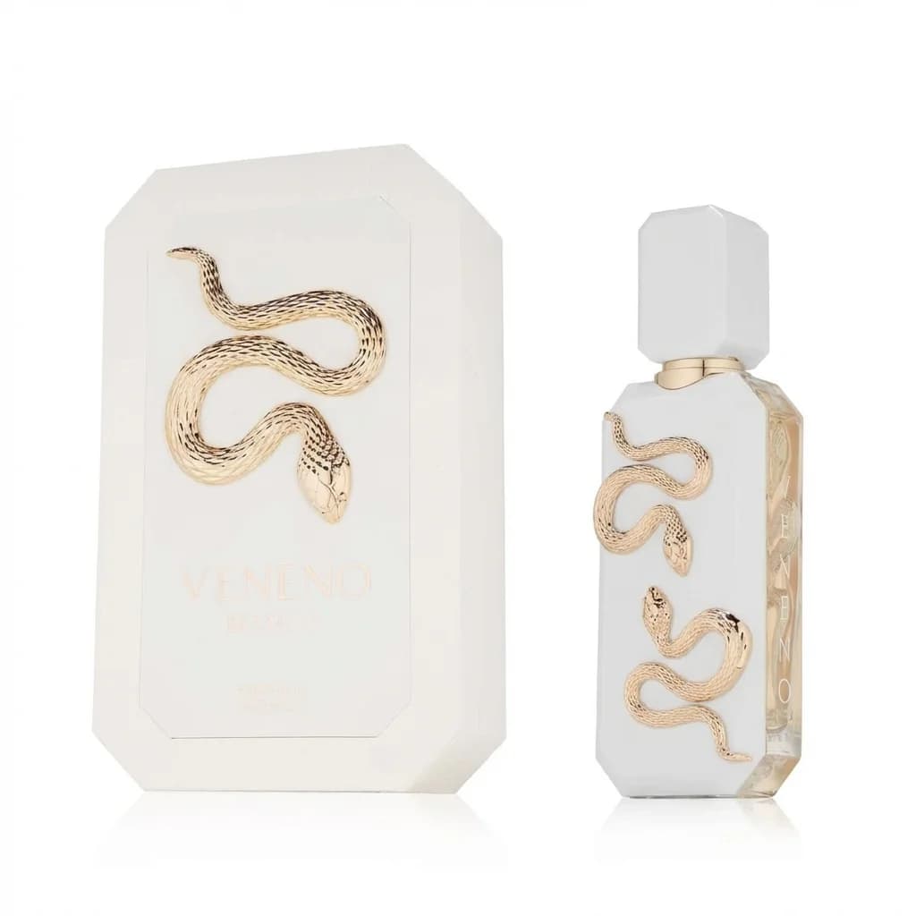 Parfum longue durée Veneno Bianco, fragrance épicée ambrée Veneno Scarlet, parfum naturel romantique