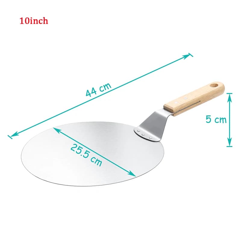 Pelle à Pizza, outils de pâtisserie, accessoires, pelle à Pizza ronde en acier inoxydable, spatule à