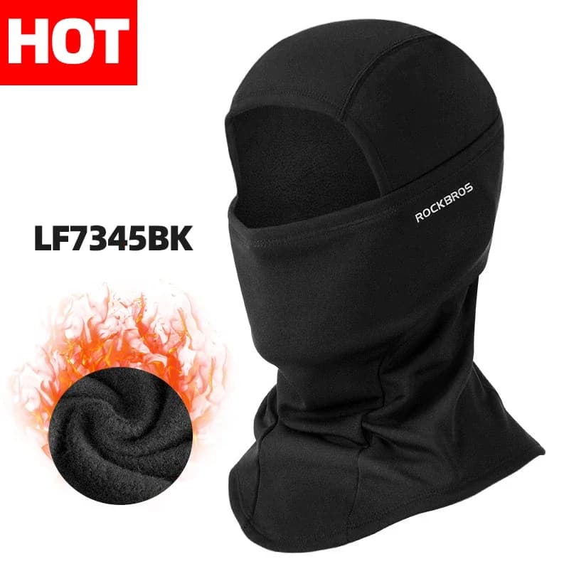 ROCKBROS masque complet chaud hiver écharpe cagoule casque doublure pêche ski randonnée vélo masque 