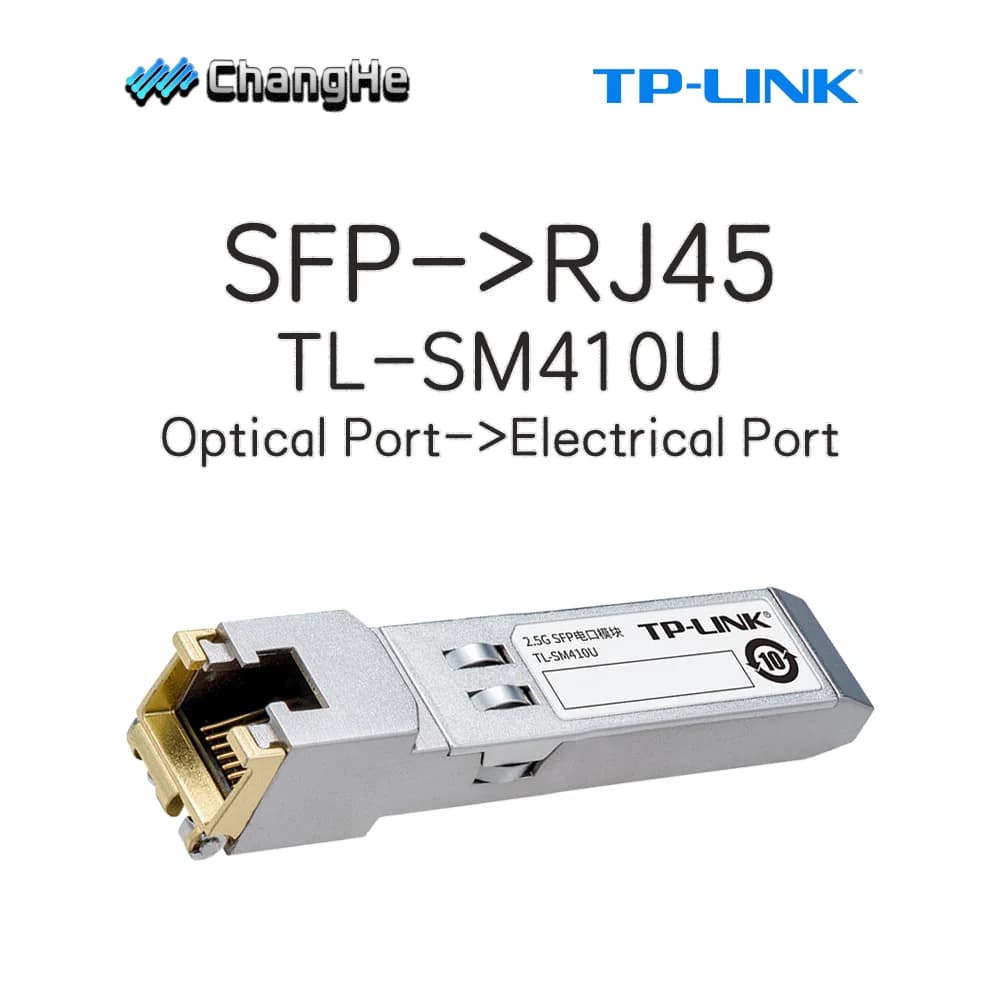 Module optique/électrique TP-LINK 2.5G, port SFP 2.5, SFP vers RJ45, 2.5 Gigabit, émetteur-récepteur