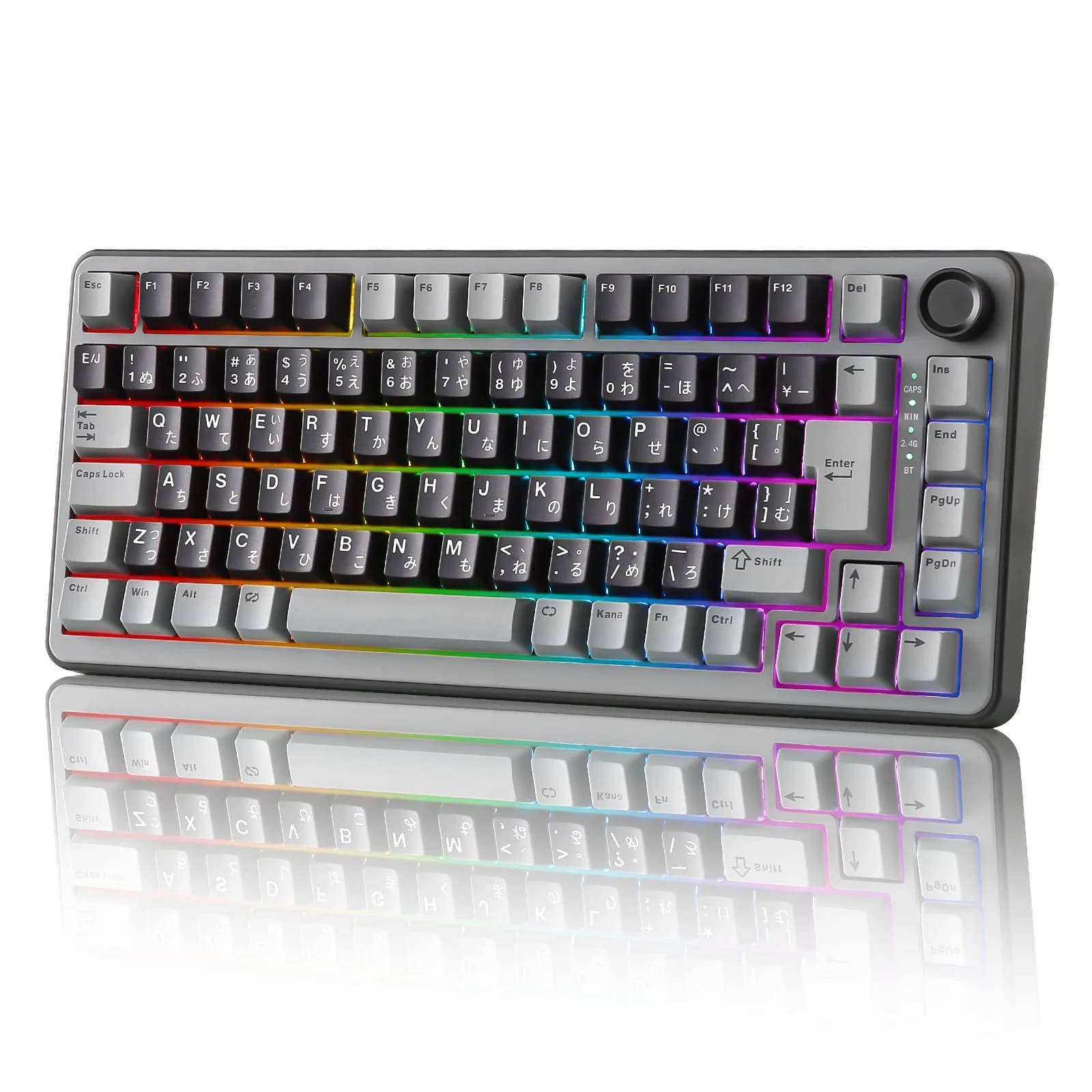 Clavier de jeu sans fil à déclenchement rapide YUNZII RT75, disposition japonaise 75% JIS, commutate