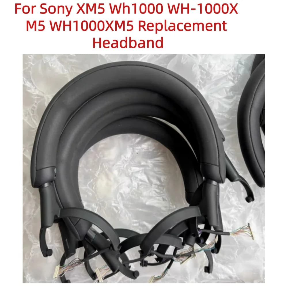 Yrepair - Bandeau de remplacement pour casque sans fil Bluetooth Sony WH-1000XM5, noir, pivotant, 95