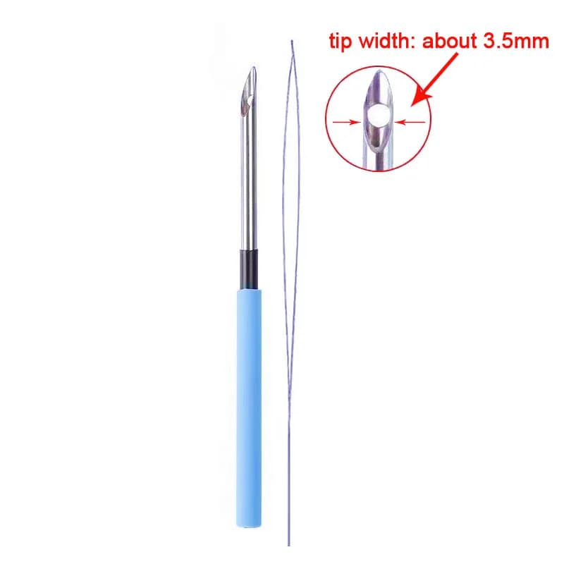 Kit de fournitures pour débutants à l'aiguille poinçonnée Outil de stylo aiguille à broder magique p