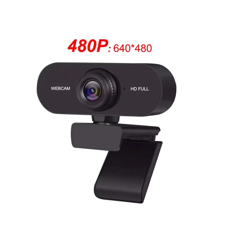 Elough – Webcam HD 2K pour ordinateur de bureau et portable, mini caméra Web USB avec microphones, p