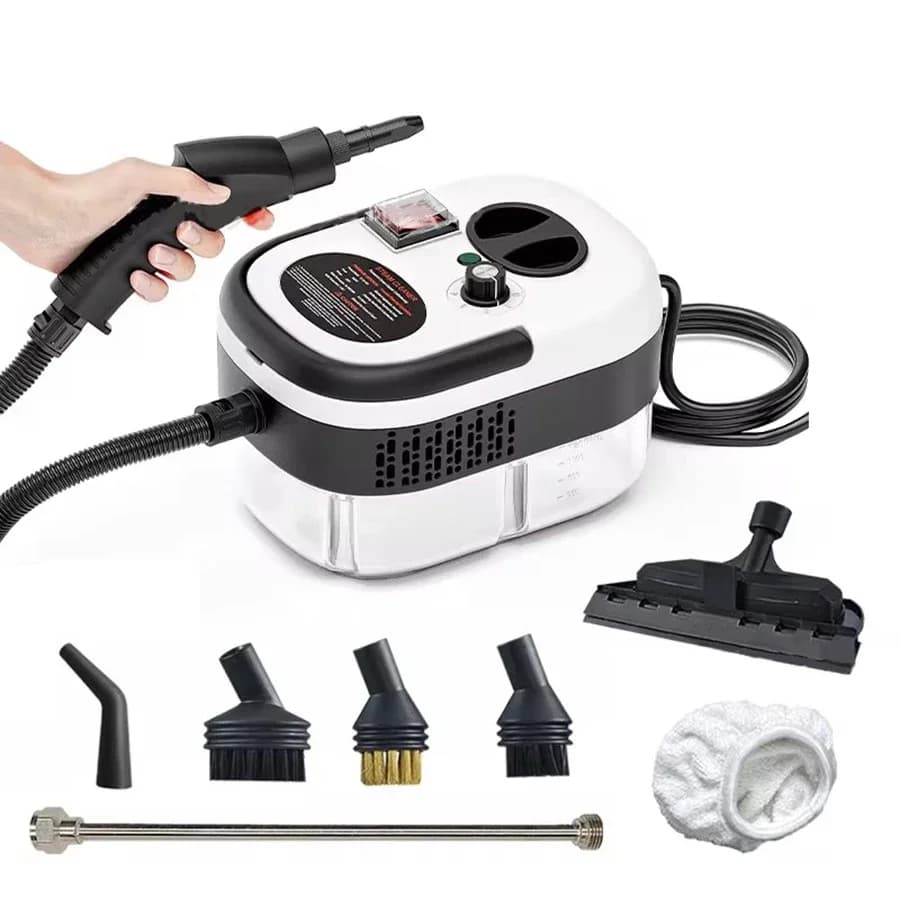 Nettoyeur à vapeur portatif, Machine de nettoyage à vapeur pressurisée à haute température avec tête