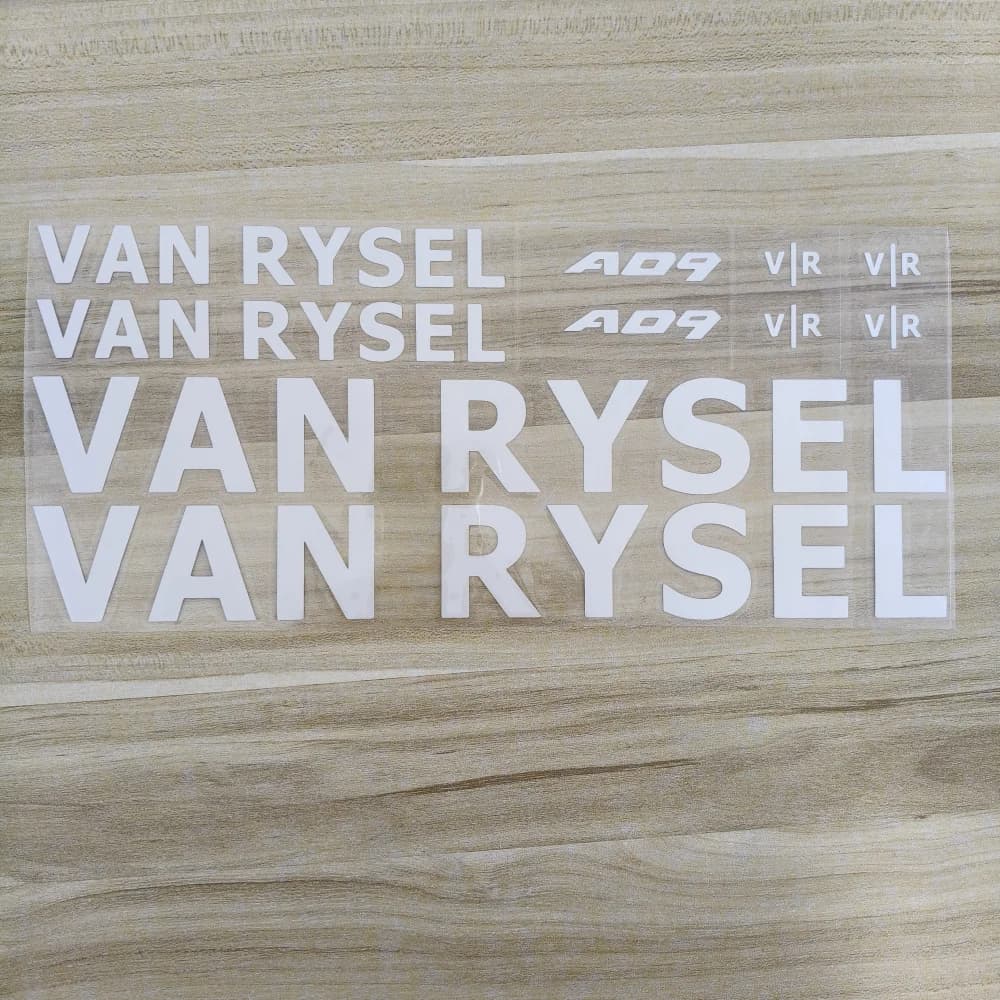 Support d'autocollant pour cadre de vélo VAN RYSEL avec autocollant pour vélo de route, vélo de cour