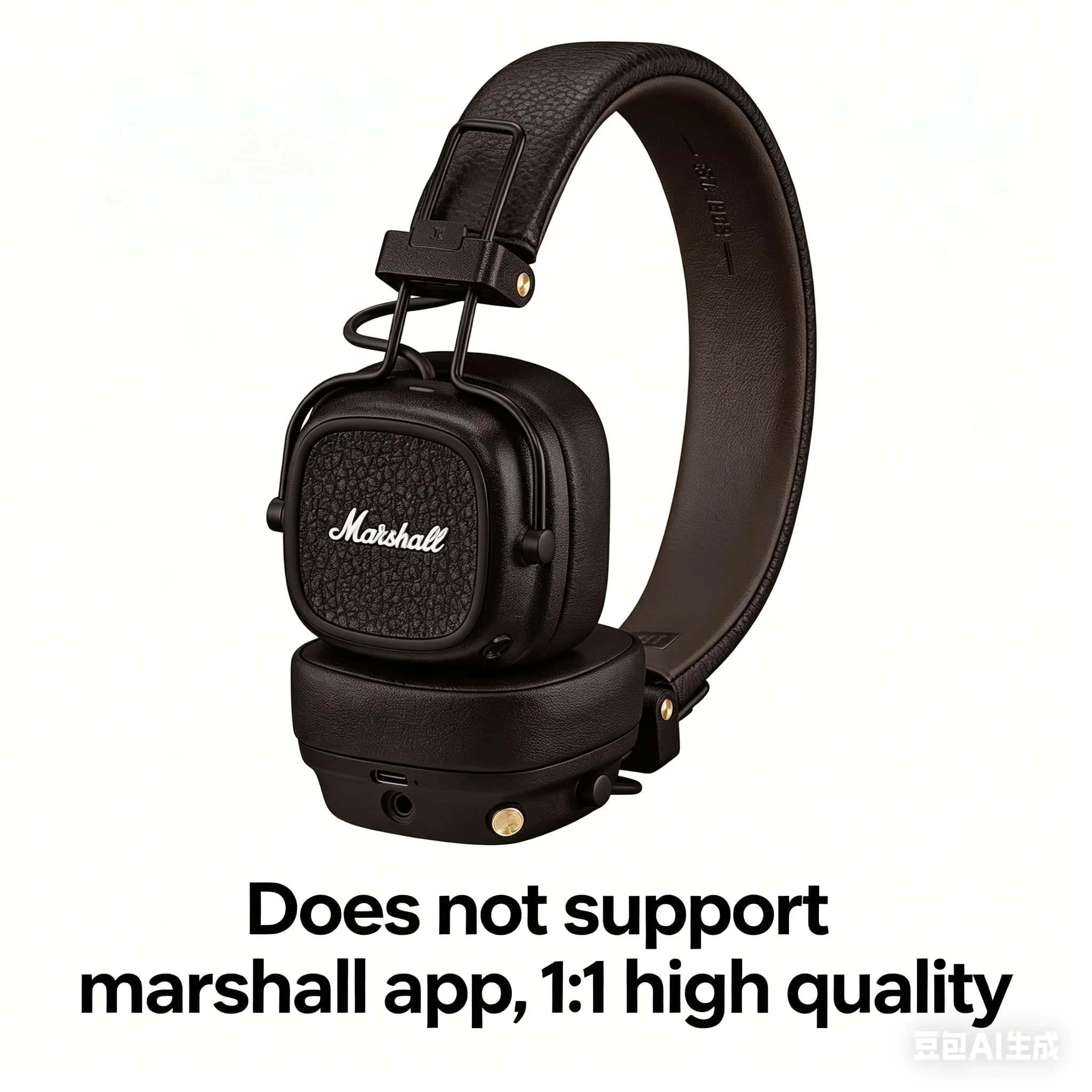 Casque sans fil supra-auriculaire Marshall Major V 5 - Bluetooth, son stéréo avec basses profondes, 