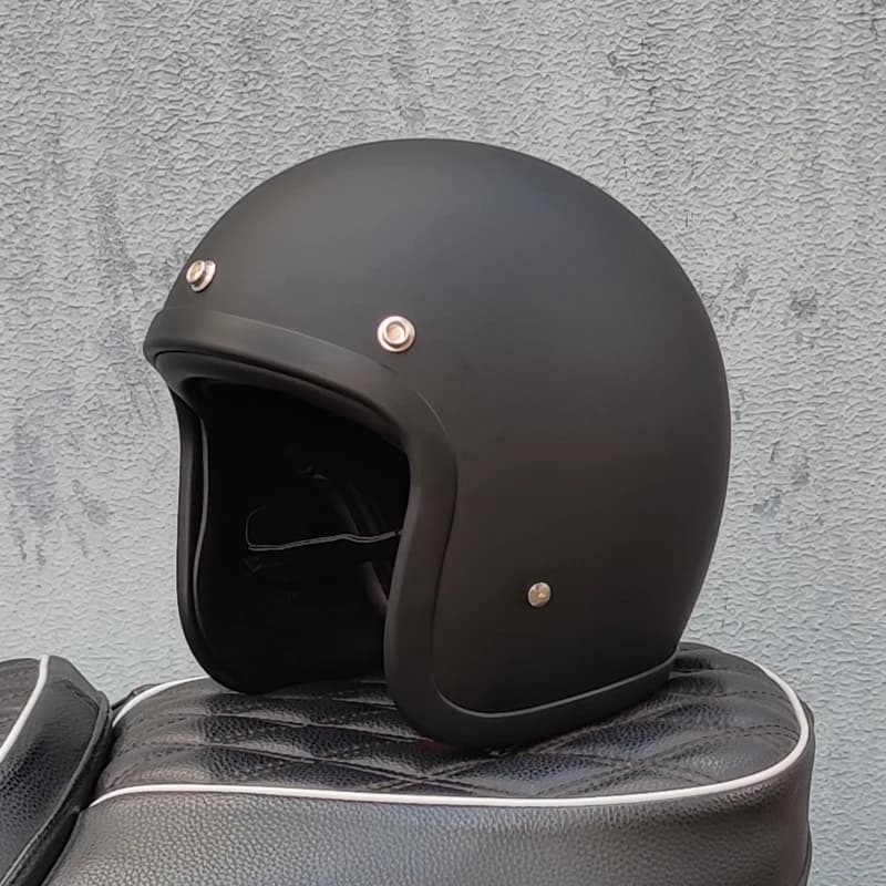 ORZ-Casque de Moto Ouvert Rétro, pour Scooter, Original, 3/4 Jet Casco, Approuvé par le DOT, Puzzles