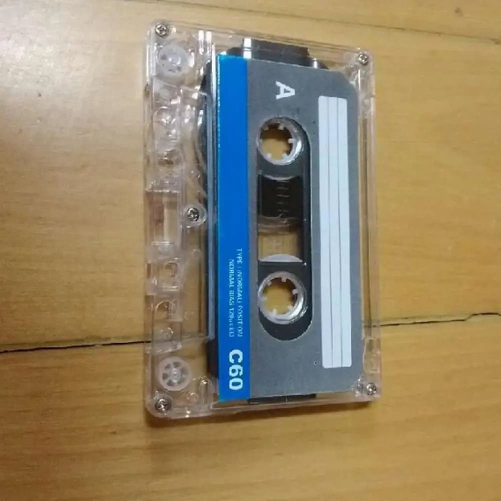 Cassette audio Cassette audio à bande d'enregistrement vierge de 60 minutes pour machine enregistreu